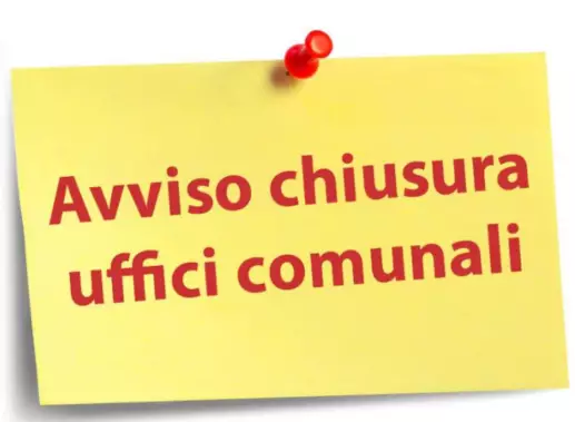 Chiusura uffici comunali - 01/06/2026